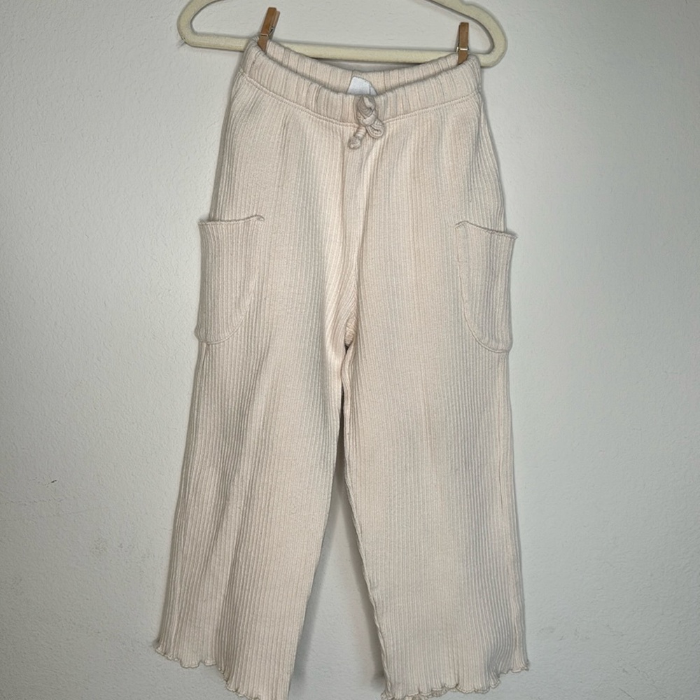 Zara kids textured pants